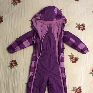 Toddler girls snow suit